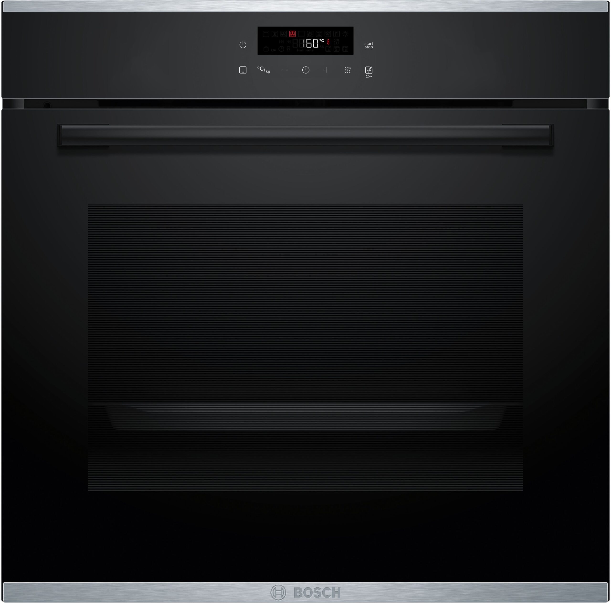 Serie 4, Uuni, 60 x 60 cm, Musta